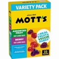 thumbnail image 1 of 4 pack Mott's Berry and Assorted Fruit Flavored Snacks, Gluten Free, Value Pack, 22 Count, 17.6 oz, 1 of 5