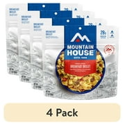 4 pack Mountain House Breakfast Skillet, Freeze-Dried Camping & Backpacking Food, 2 Servings, GF