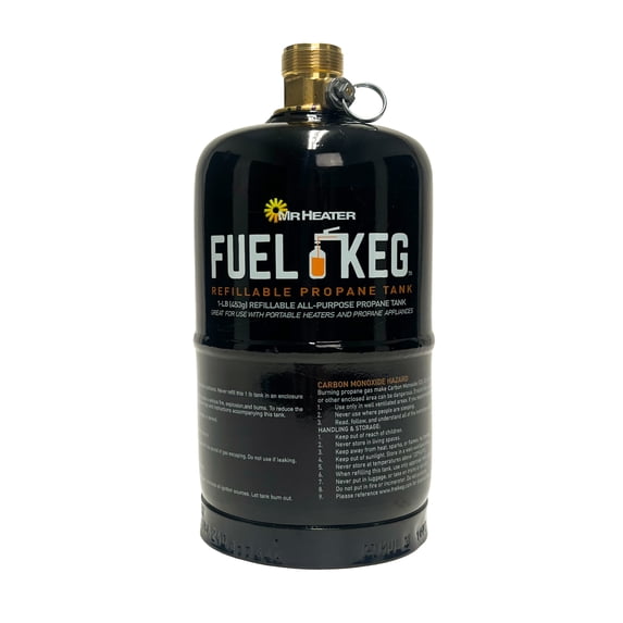 (4 pack) Mr. Heater Fuel Keg 1 lb. / 16 oz. Empty Refillable Propane Tank
