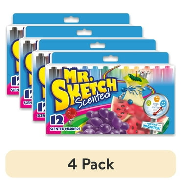 Mr. Sketch Scented Markers, 22-Count Pack, Chisel Tip, Assorted Colors & Scents For Kids