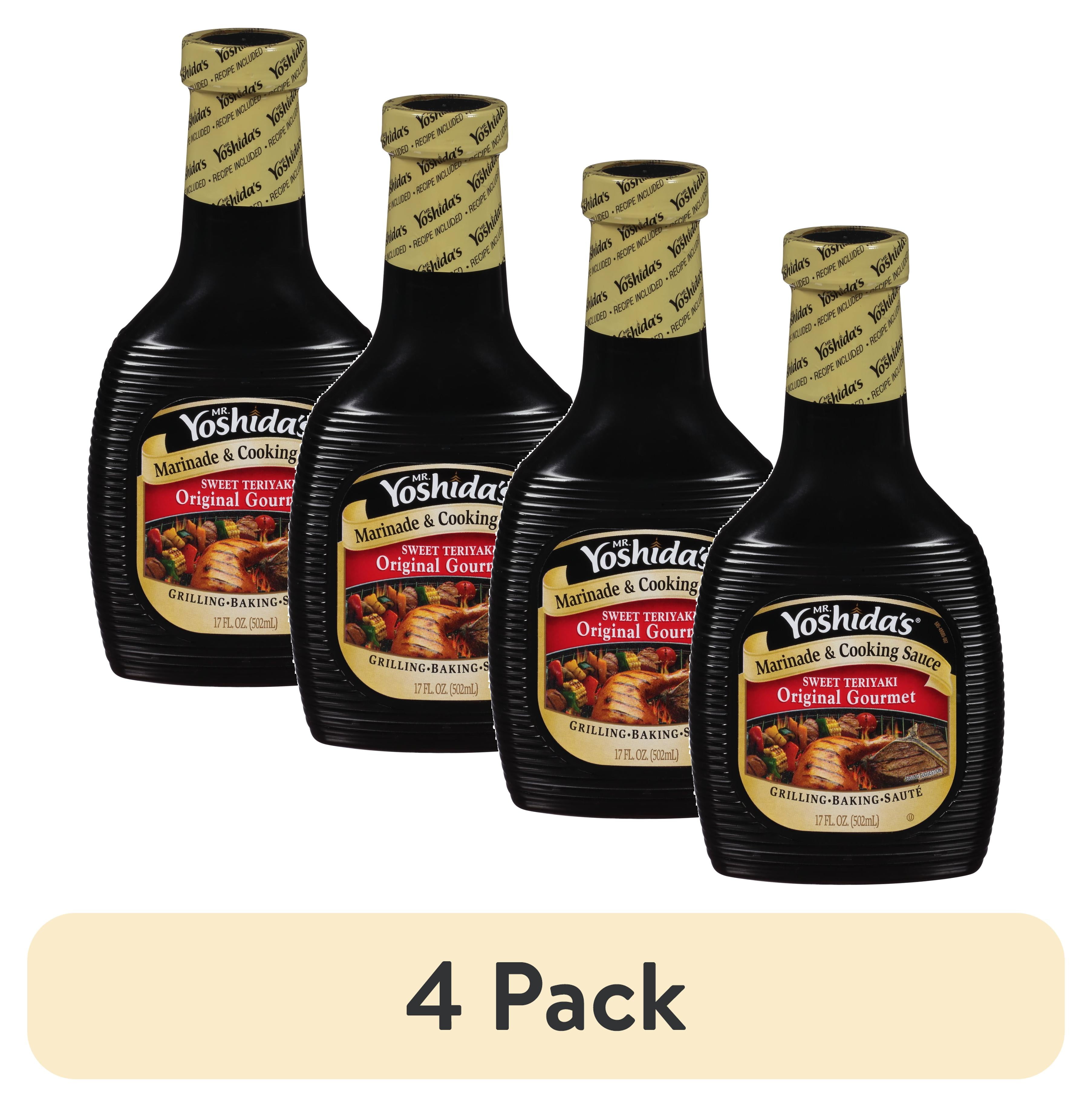 4 pack) Mr. Yoshida's Original Gourmet Sweet Teriyaki Marinade