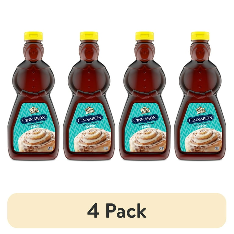 4 pack) Mrs. Butterworth's Cinnabon Bakery Inspired Flavored Syrup