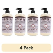 (4 pack) Mrs. Meyer’s Liquid Hand Soap, Lavender, 12.5 Fluid Ounces