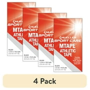 4 pack Mueller MTape Single Black 10yd RFID