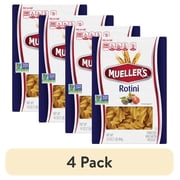 (4 pack) Mueller’s Rotini Pasta 16 oz Each – Classic Spiral Pasta for Perfect Sauce Absorption – The twisted shape of rotini holds sauces, seasonings, and dressings effortlessly, making it ideal for