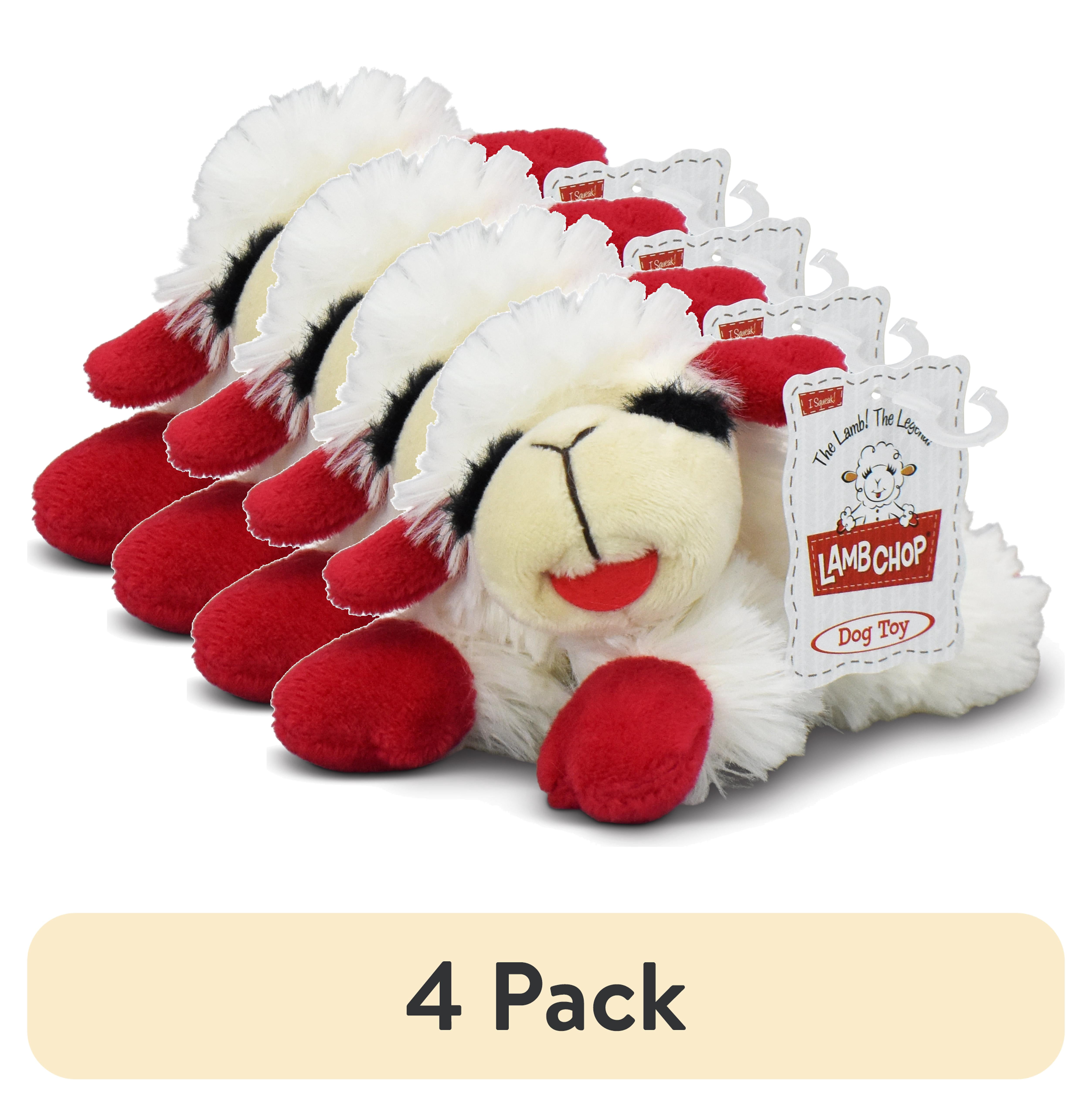 5 pack) Multipet Lamb Chop Plush Dog Toy, Small - Walmart.com