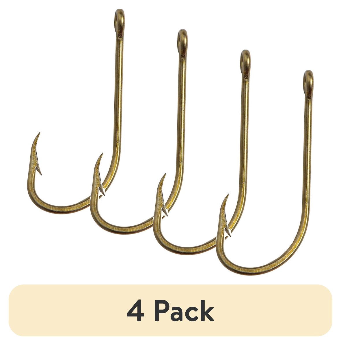 (4 pack) Mustad Baitholder Hook (Nickel) - 1/0 8pc