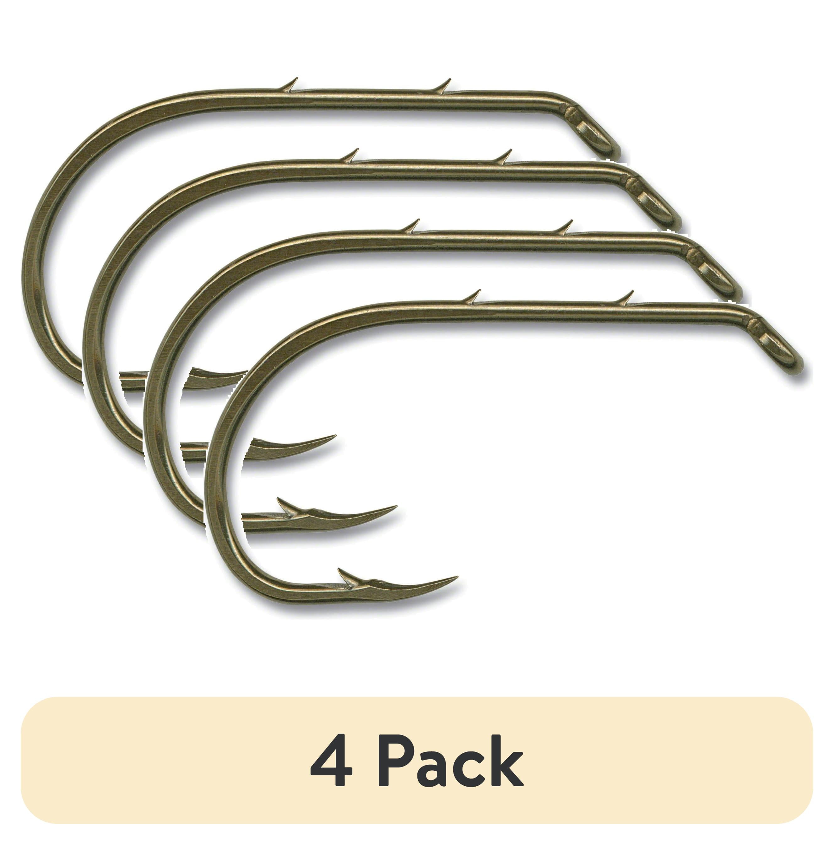 (4 pack) Mustad Down Eye Baitholder Hook (Bronze) - Size: #6 12pc