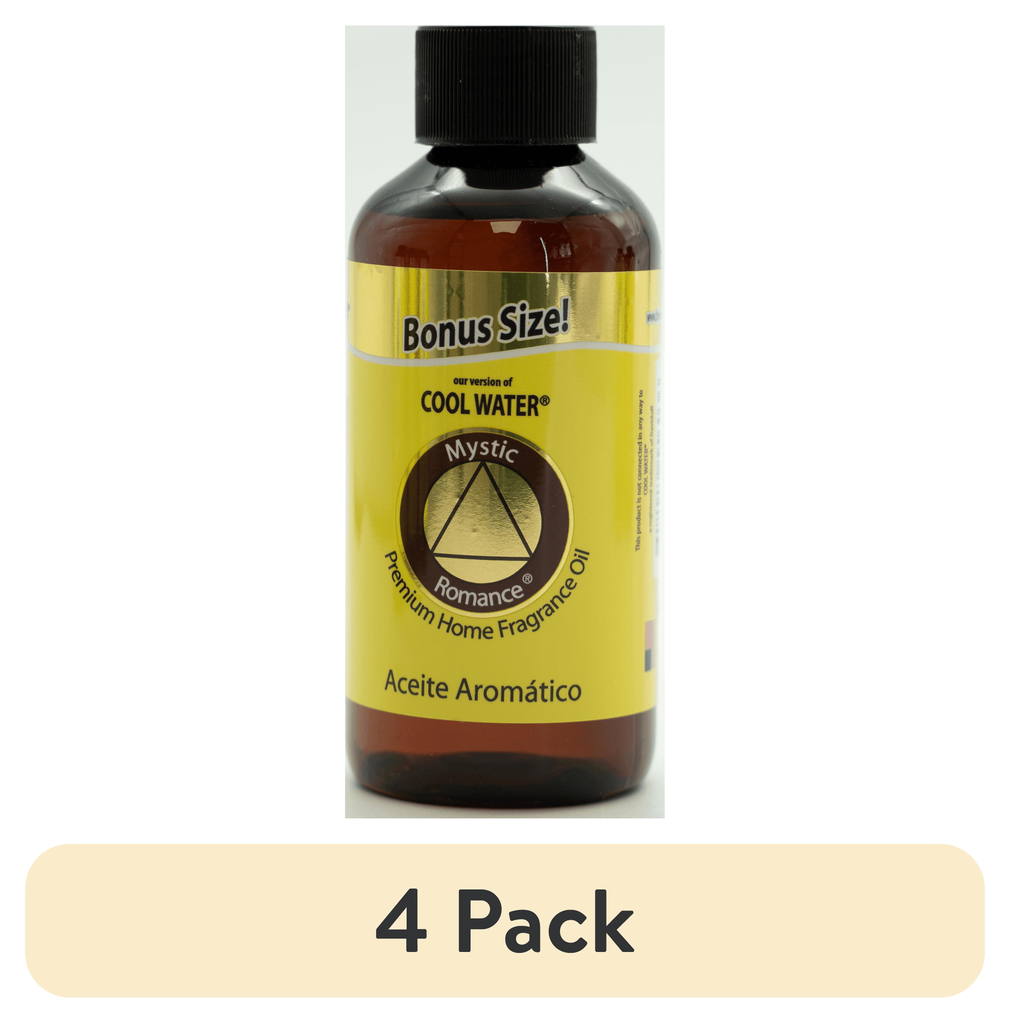 (4 pack) Mystic Romance Premium Home Fragrance Oil 4 fl oz Cool Water Scent