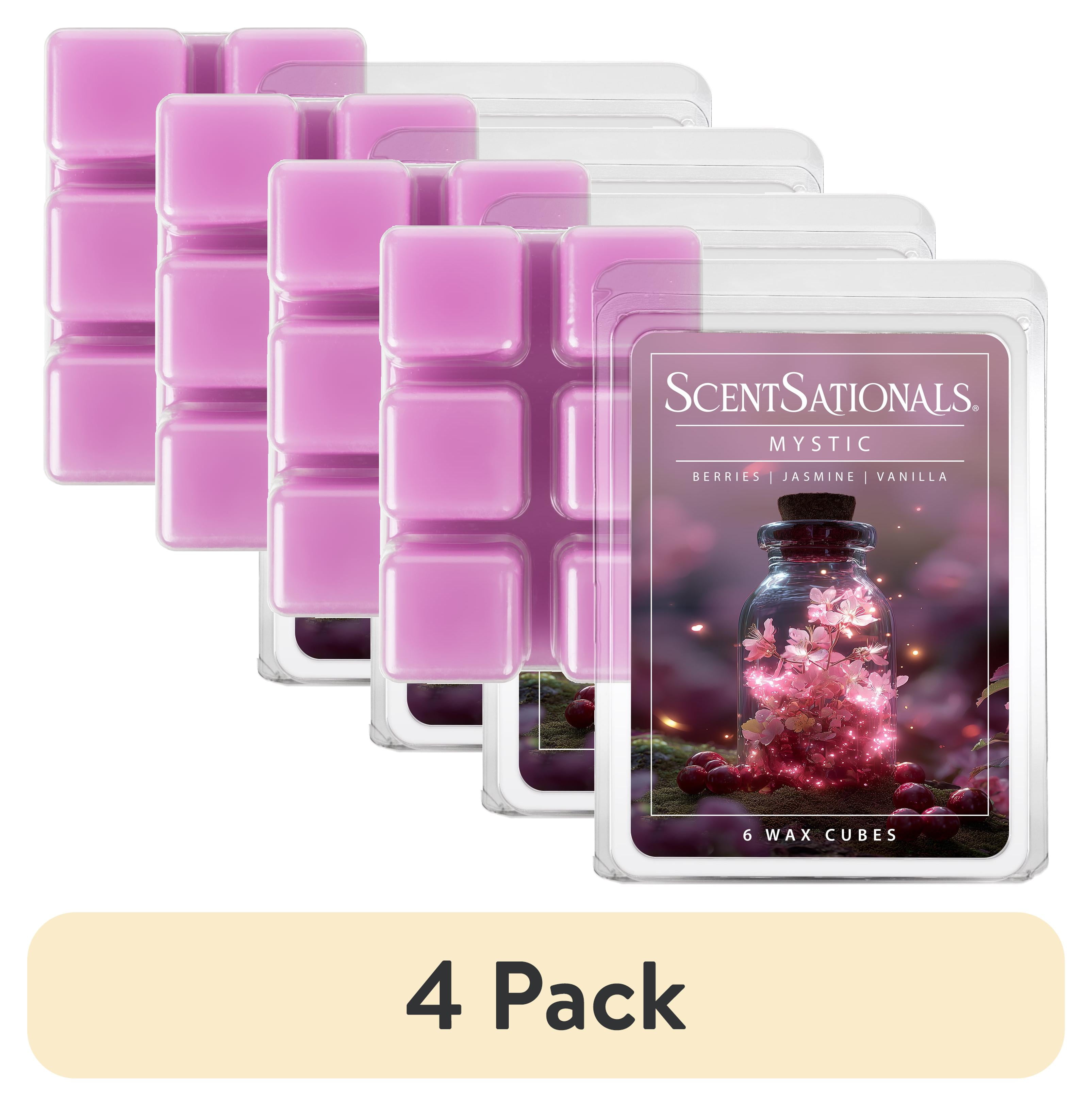 (4 pack) Mystic Scented Wax Melts, ScentSationals, 2.5 oz