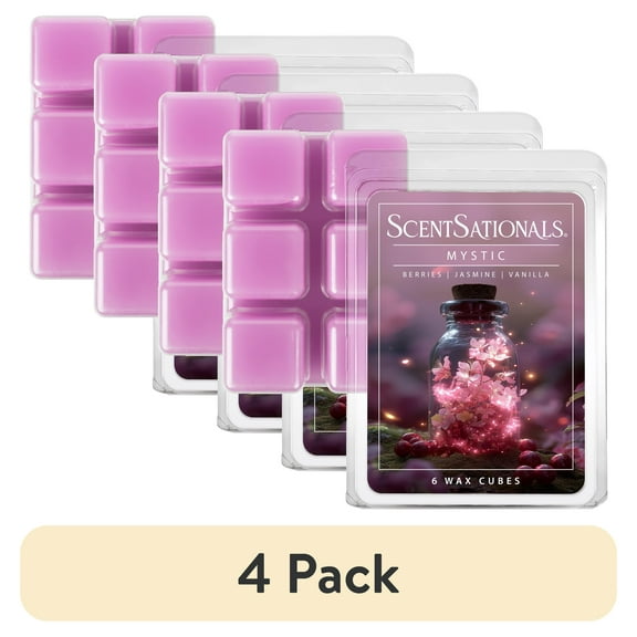 (4 pack) Mystic Scented Wax Melts, ScentSationals, 2.5 oz