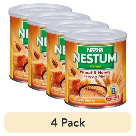 (4 pack) NESTLE Nestum Wheat and Honey Cereal 10.6 oz. C 10.6 oz