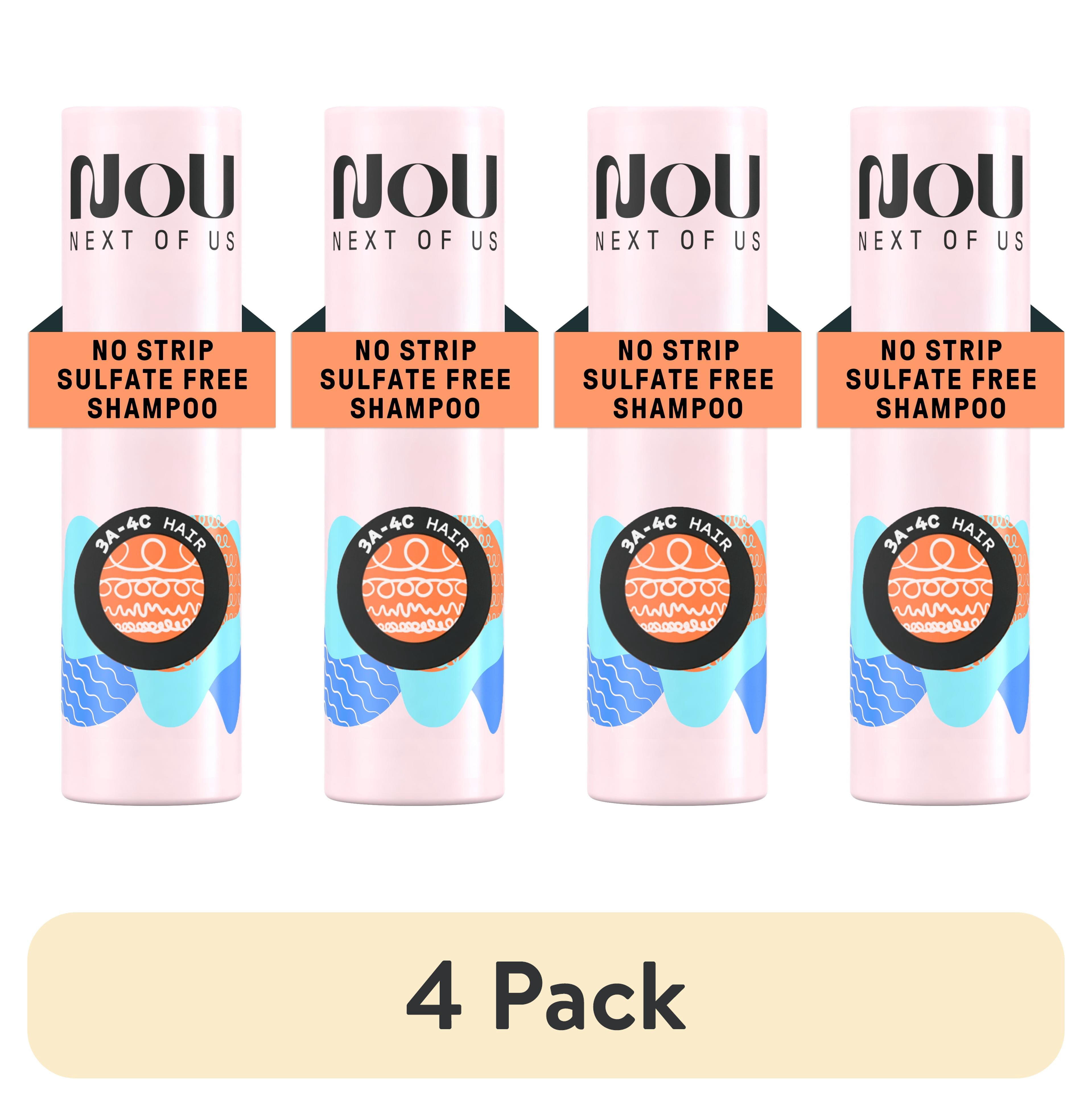 (4 pack) NOU Nourishing Moisture Conditioner, for Curly & Coily Hair, 10.1 fl oz