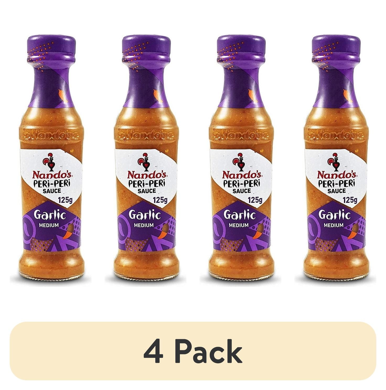 (4 pack) Nando's Garlic Peri-Peri Sauce - 125ml - Walmart.com
