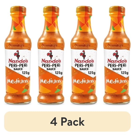 (4 pack) Nando's Medium Peri-Peri Sauce, 250g