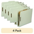thumbnail image 1 of (4 pack) Nature Saver Green Recycled K-style Pressboard Classification Folders, 10 per Box, 1 of 2