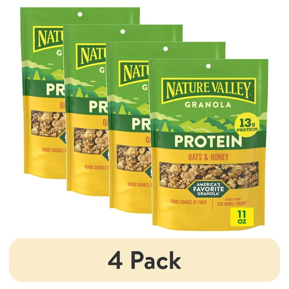 Nature Valley Protein Oats and Honey Granola Pouch, 11 oz