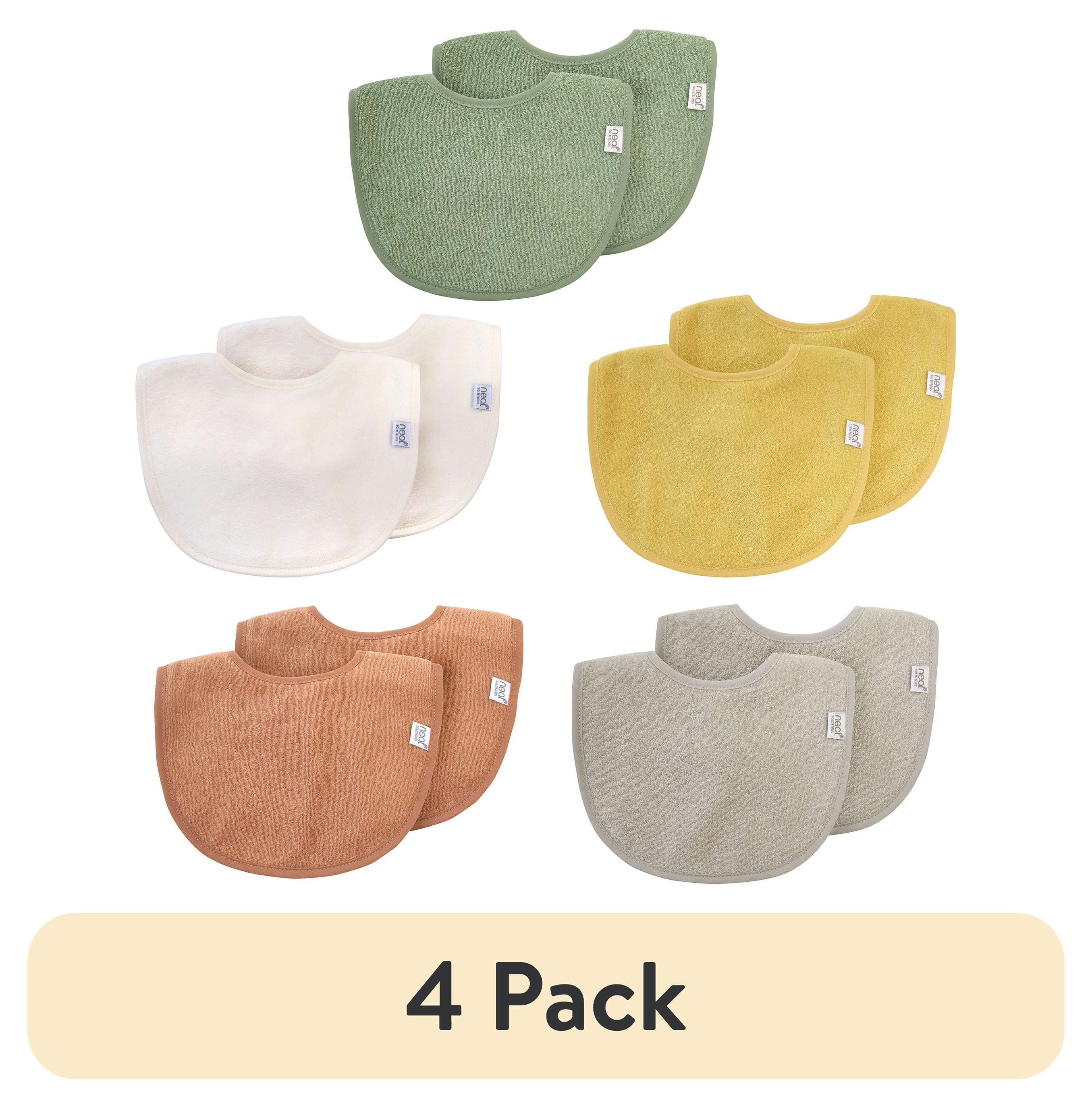 (4 pack) Neat Solutions Unisex 10 Pack Infant Bib