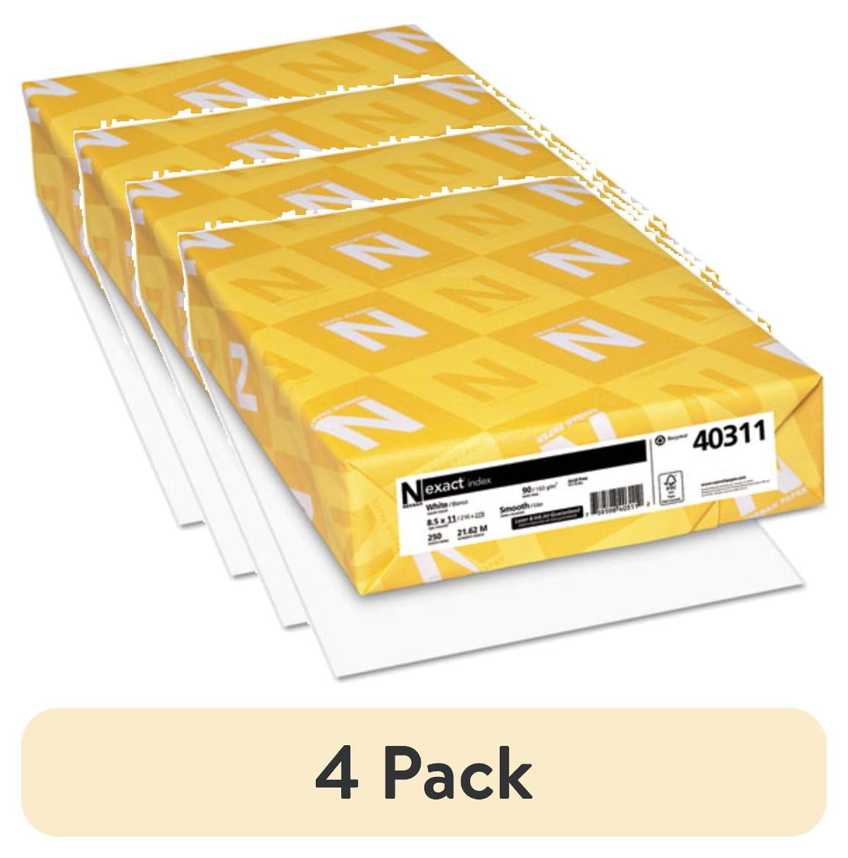 Neenah Exact Index Cardstock, 90 lb., White, 8.5