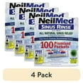 thumbnail image 1 of (4 pack) NeilMed Sinus Rinse Preservative-Free Sinus Relief Drops for Sinus Relief, Nasal Allergies Set with Rinse Premixed Refill 0.75 lbs 100 Count, 1 of 7