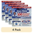 (4 pack) NeilMed Sinus Rinse Premixed Saline Packets – 100 Count, pH ...