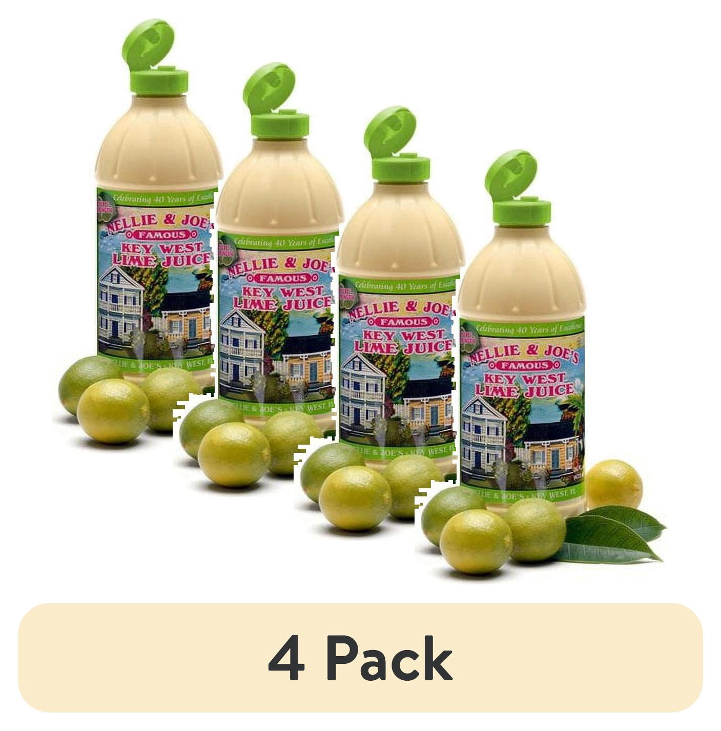 (4 pack) Nelli & Joe's Famous Key West Lime Juice 16 fl oz