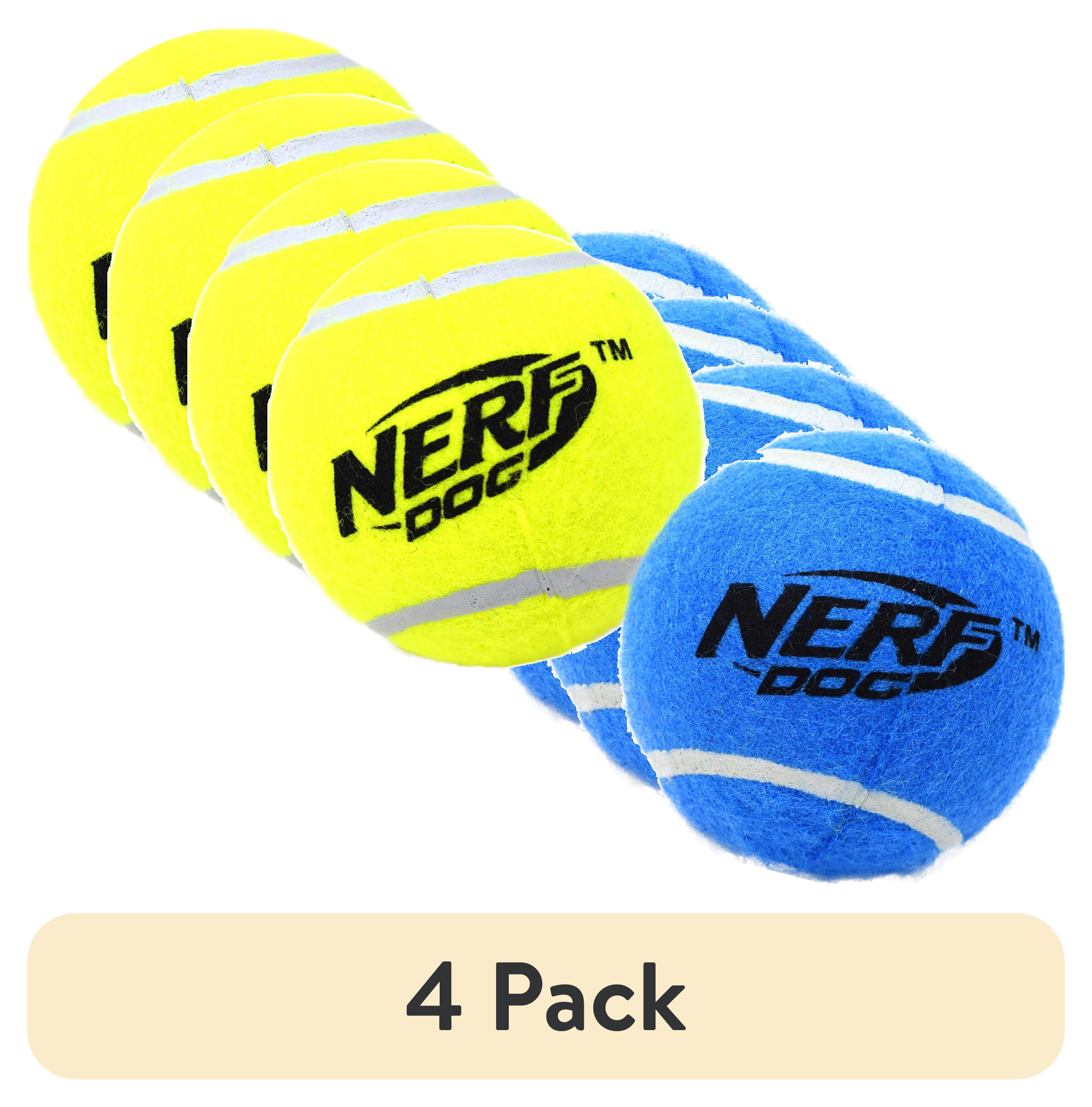 4-pack-Nerf-Dog-Squeak-Tennis-