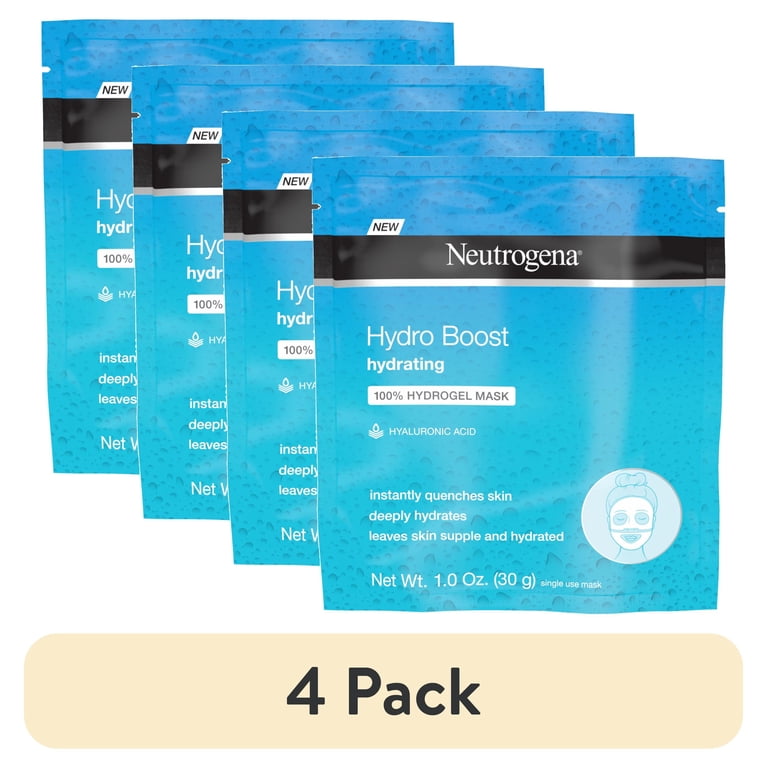 4 pack) Neutrogena Hydro Boost Hydrating Face Mask, 1 Mask