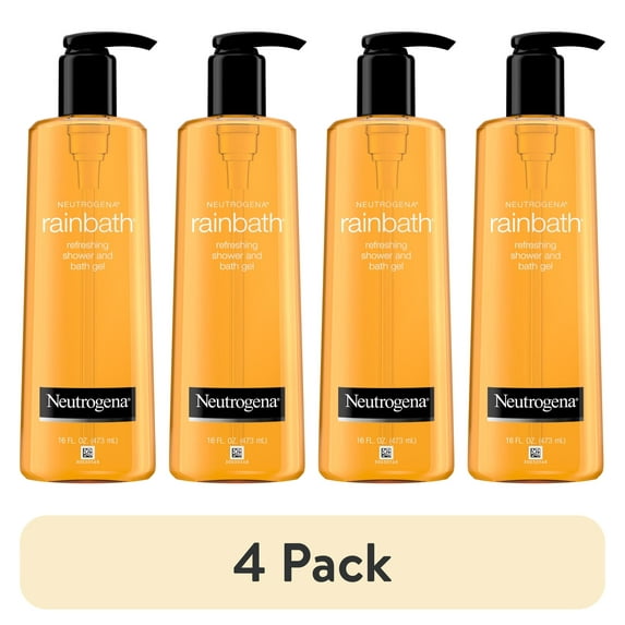 (4 pack) Neutrogena Rainbath Refreshing Shower & Bath Gel, Original, 16 fl. oz