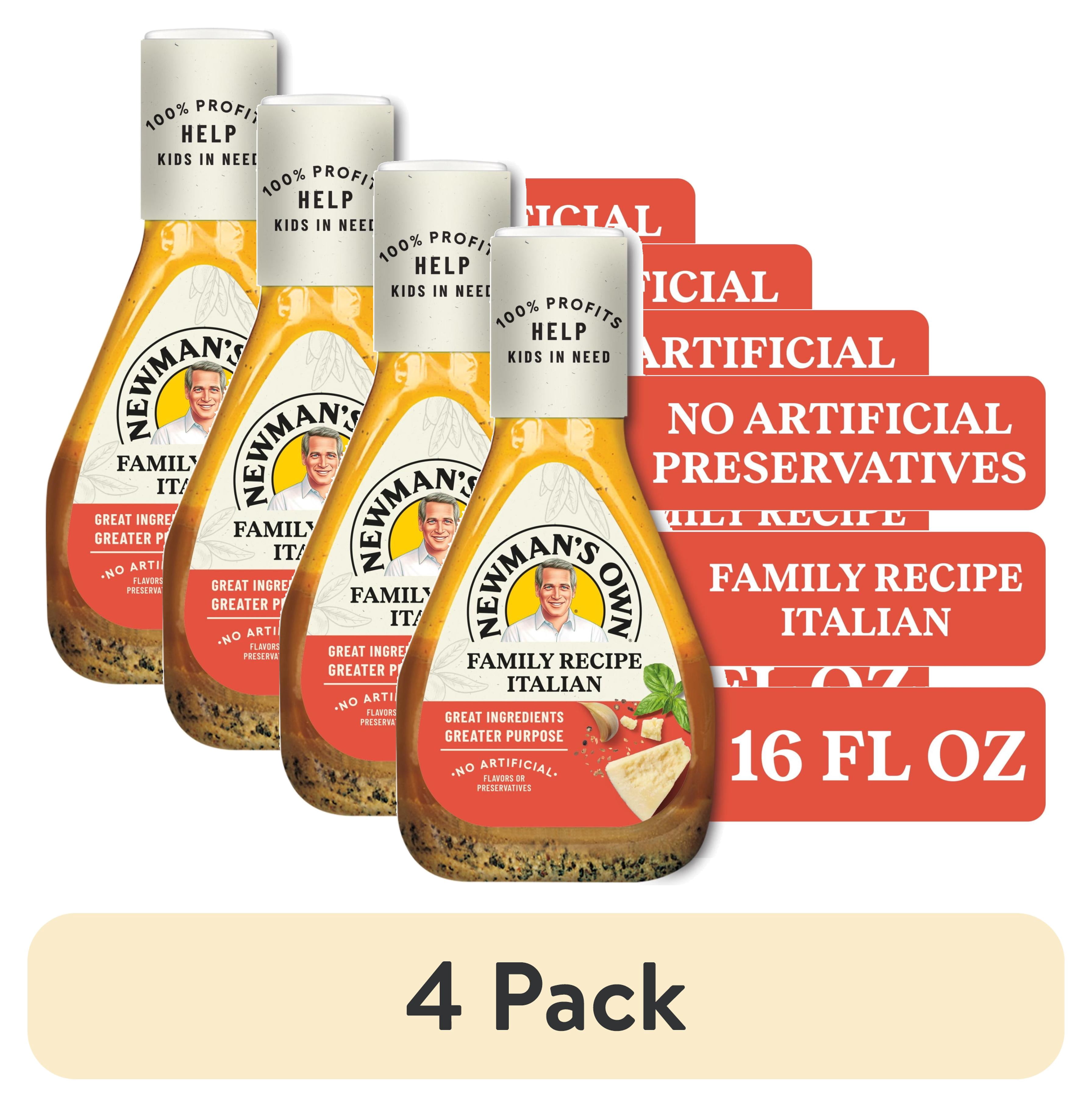 (4 pack) Newman's Own Family Recipe Italian Dressing