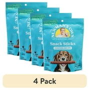 (4 pack) Newman's Own Snack Sticks Chicken Recipe Treats for Dogs 5 oz