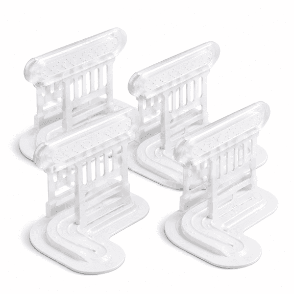 4-pack Non-slip Bed Sheet Holder Grippers & Clips, Universal Fit for King Queen Full Mattress Corners