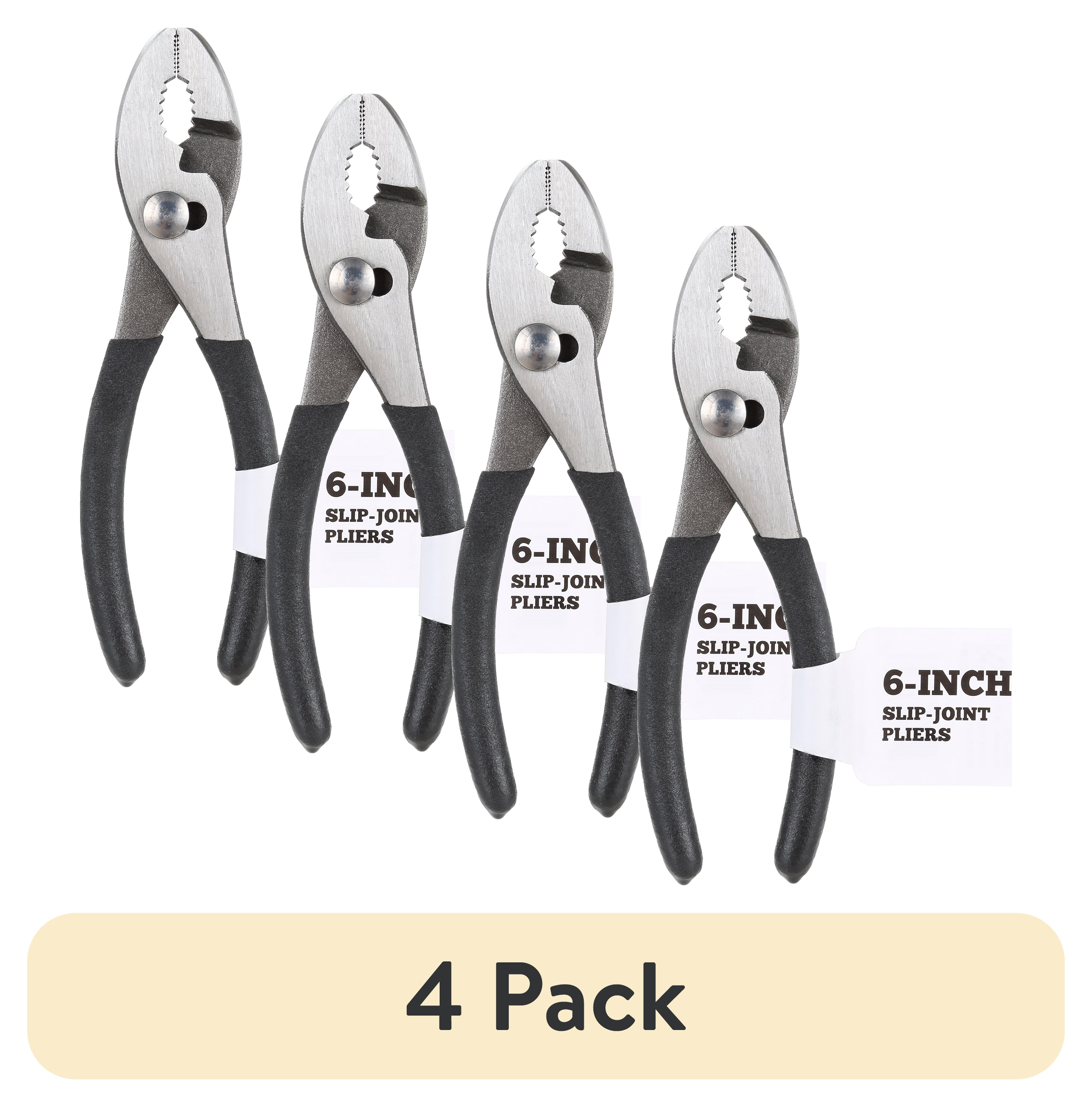 (4 pack) Nonbranded 6 inch Slip Joint Pliers