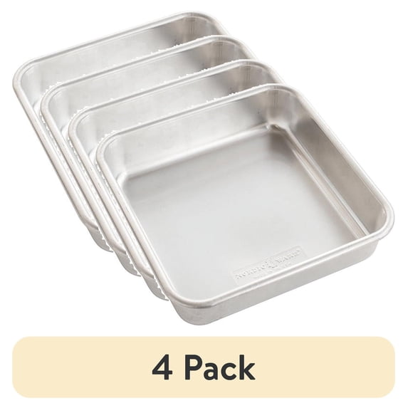 (4 pack) Nordic Ware Naturals® 8 Inch Square Cake Pan
