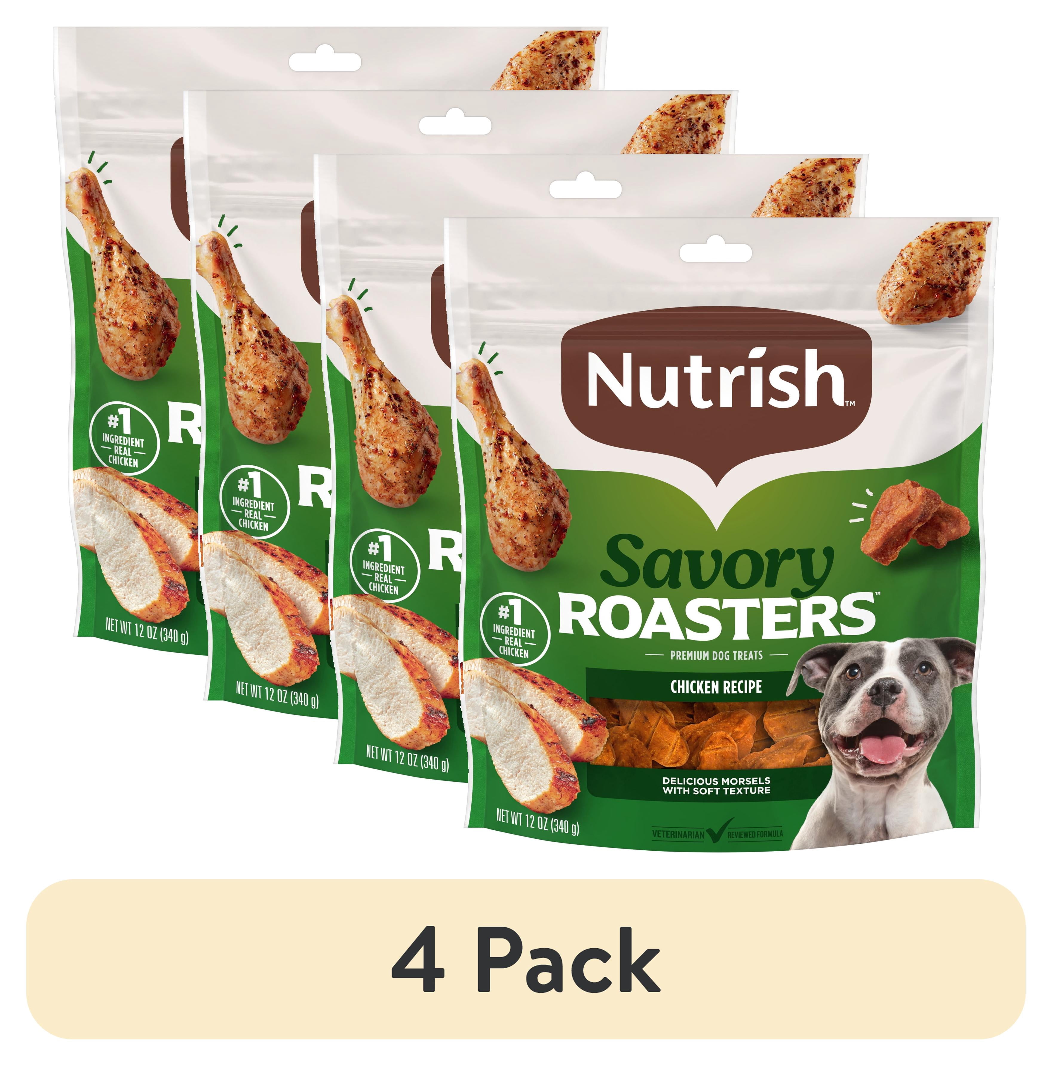 (Doyo mart)NutriSari 910袋 3 pack) Nutrish Savory Roasters Chicken Recipe Premium Dog Treats
