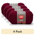 thumbnail image 1 of (4 pack) Red Heart® Soft™ #4 Worsted (Medium) Acrylic Yarn, Wine 5oz/142g 256 Yards, 1 of 9