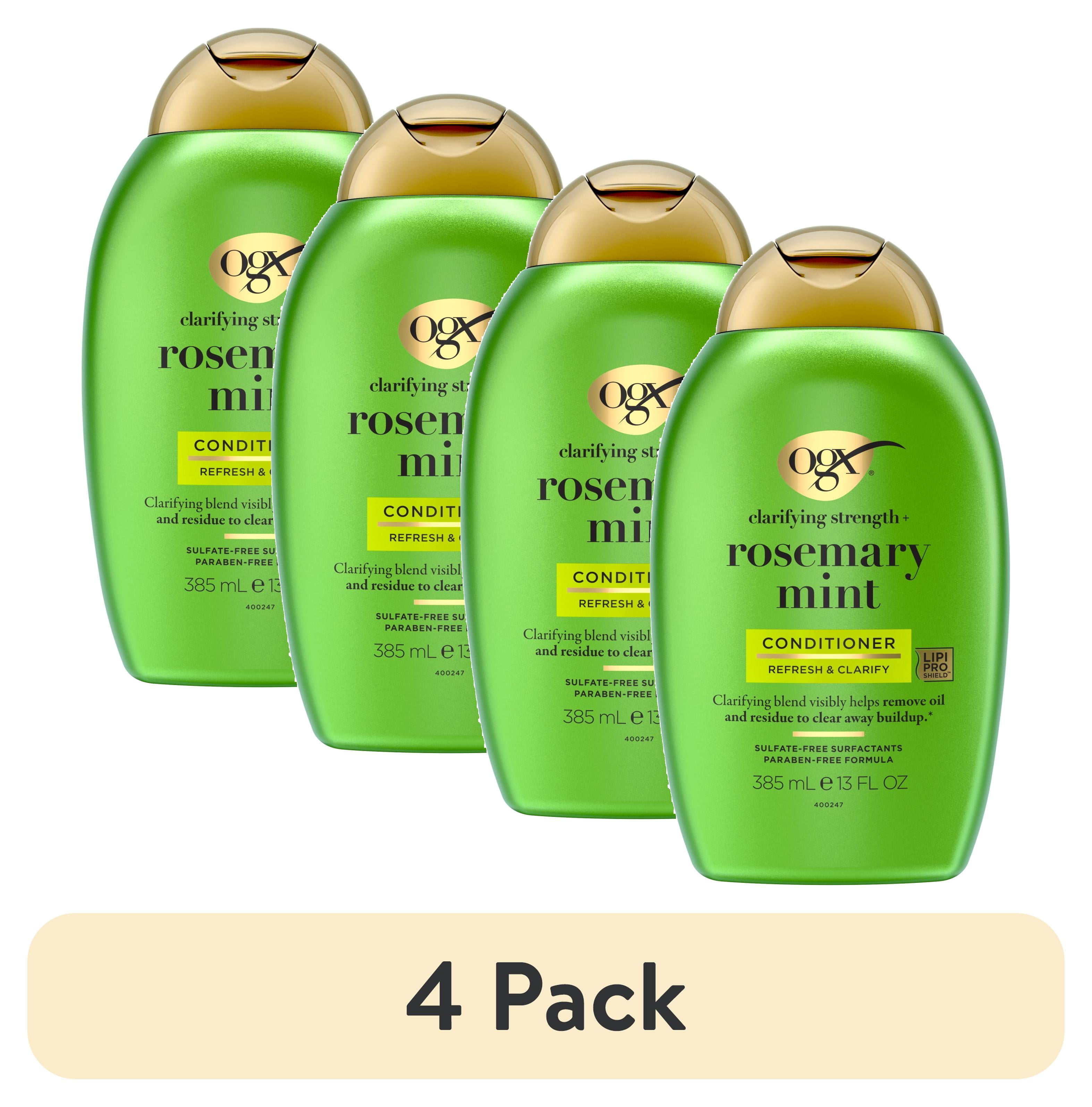 4 pack) OGX Clarifying Strength and Rosemary Mint Hair Conditioner
