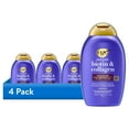 thumbnail interactive-video image 1 of (4 pack) OGX Thick & Full, Biotin & Collagen Volumizing Shampoo, 13 fl. oz, 1 of 12