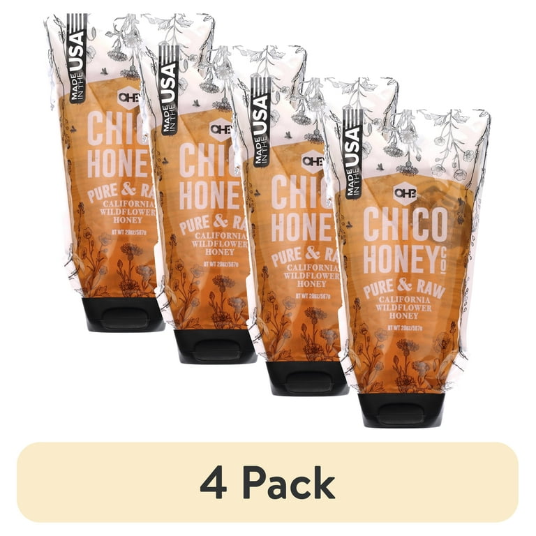 4 pack) OHB Chico Honey Company - California Wildflower 20oz