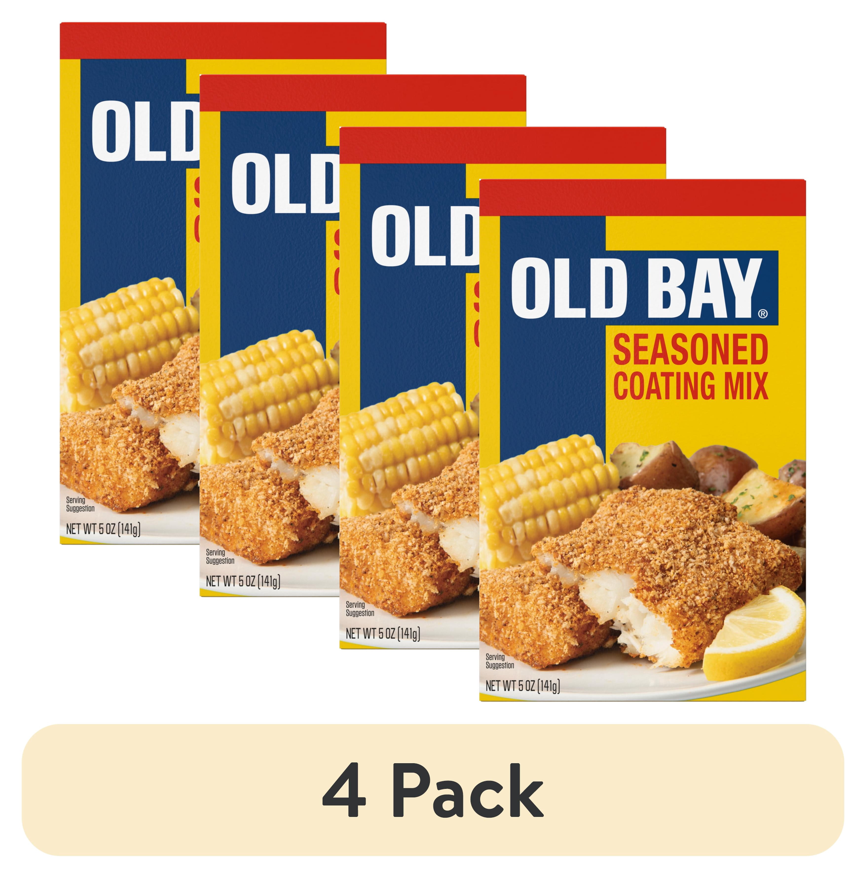 (4 pack) OLD BAY Seasoned Coating Mix, 5.0 oz Pouch