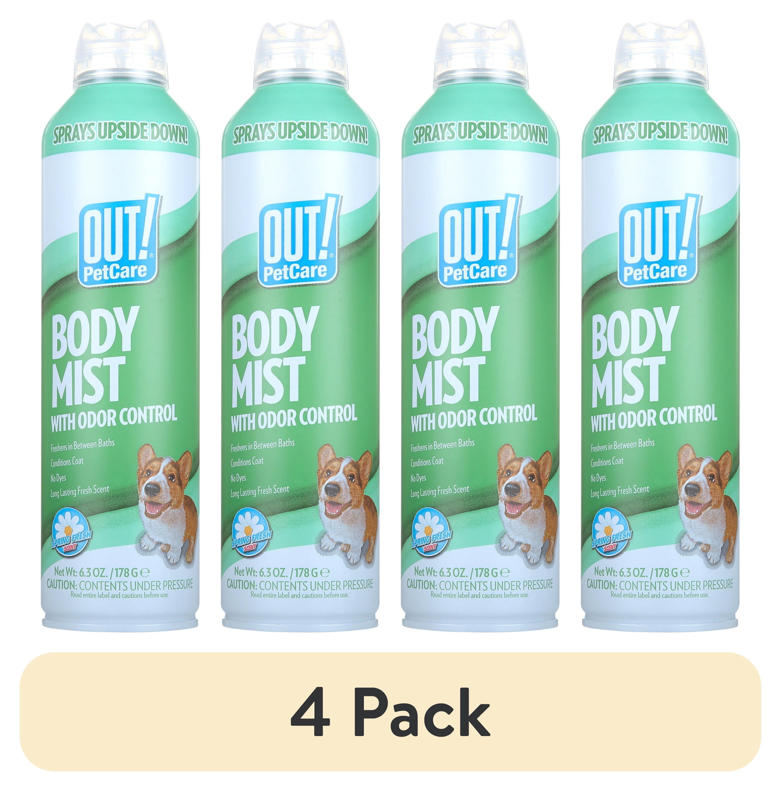 (4 pack) OUT! Fresh Scent Body Mist Spray Cologne for Dogs - 6.3oz.