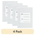 thumbnail image 1 of (4 pack) Office Depot® Brand Parts Bags With Hang Holes, 10" x 12", Clear/White, Case Of 500, 1 of 3