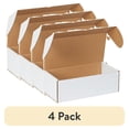 thumbnail image 1 of (4 pack) Office Depot® Brand White Outside Tuck Mailers, 14 1/2" x 7 1/4" x 5", Pack Of 25, 1 of 3