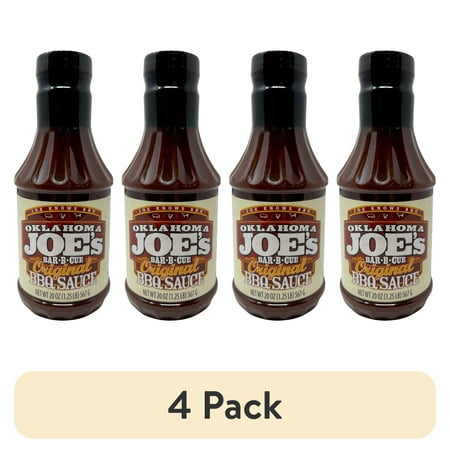 (4 pack) Oklahoma Joe's Original BBQ Sauce, 20 oz