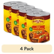(4 pack) Old El Paso Mild Red Enchilada Sauce, Meal Prep, Value Size, 28 oz