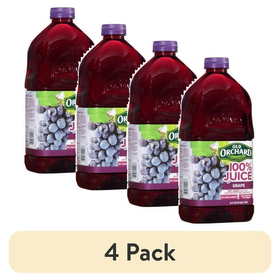 (4 pack) Old Orchard® Grape 100% Juice 64 fl. oz. Bottle