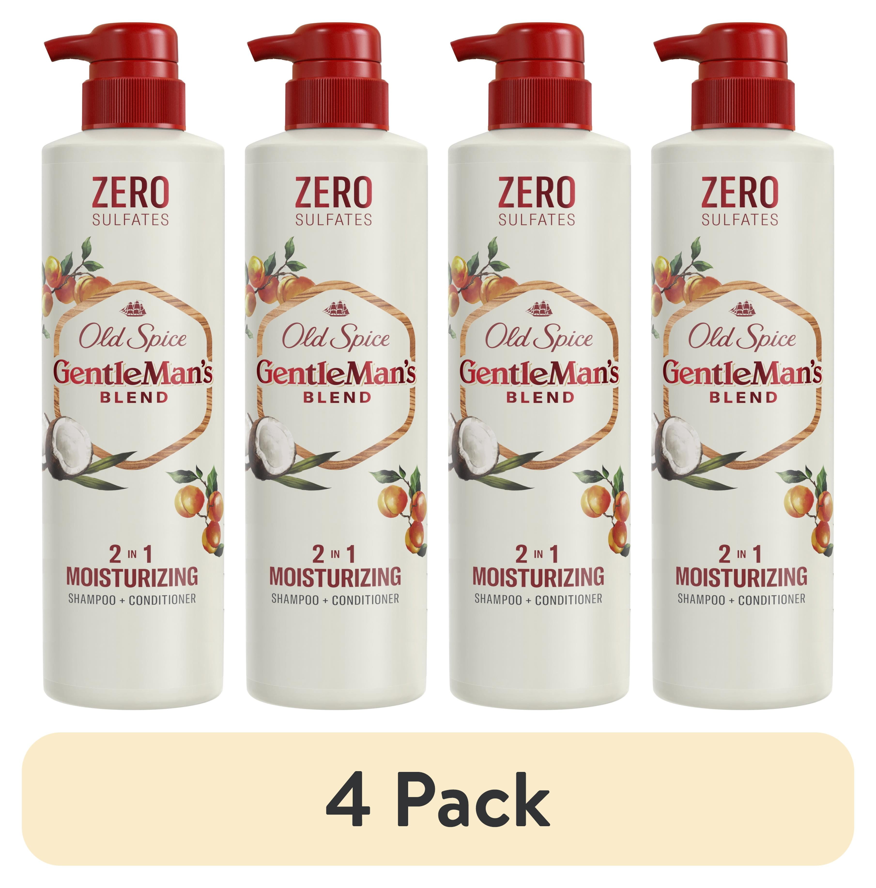 Old Spice GentleMan's ZERO 8個セット 4 pack) Old Spice 2in1 Mens Shampoo and Conditioner, Moisturizing