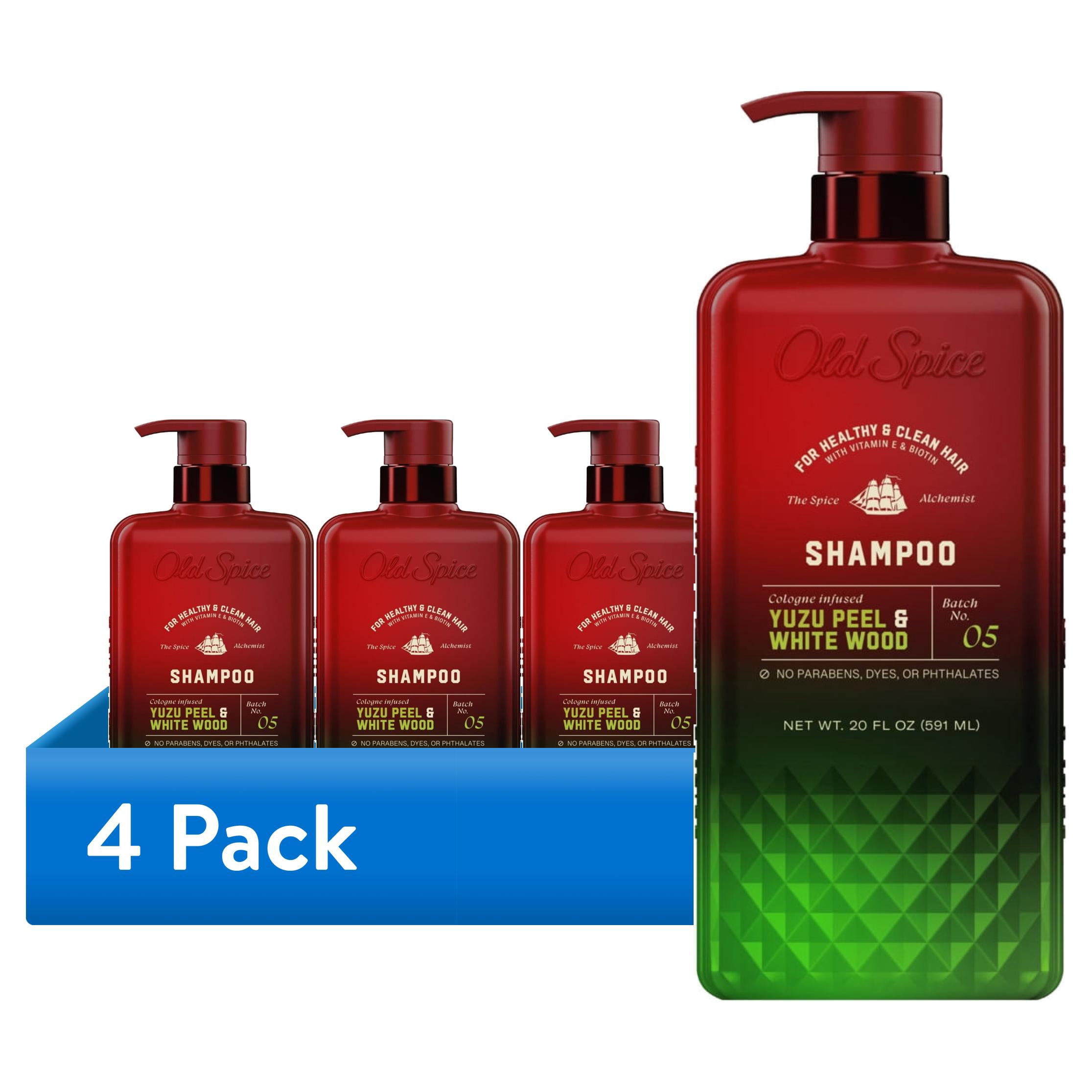 4 pack) Old Spice Shampoo: The Spice Alchemist, Cologne-Infused