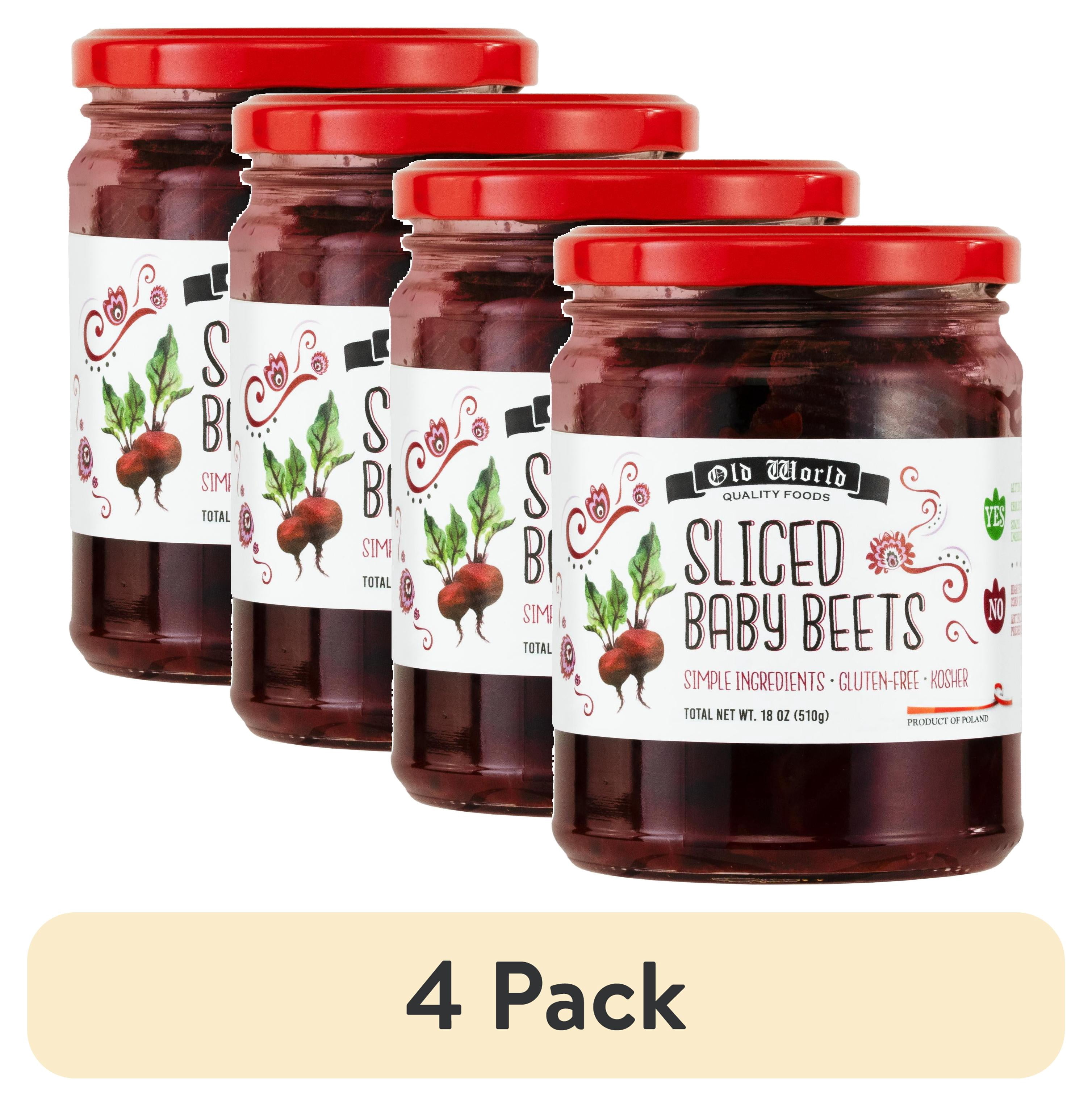 (4 pack) Old World Sliced Baby Beets 18oz
