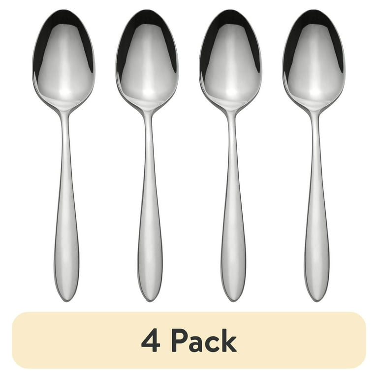 Oneida Solefield Stainless Steel Teaspoons 4 Pack Durable Mirror